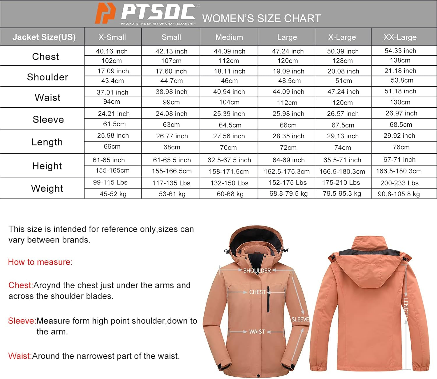 Women'S 3 in 1 Ski Jacket Mountain Waterproof Windproof Winter Snow Coat Hike Snowboarding Jackets Hooded Warm Raincoat