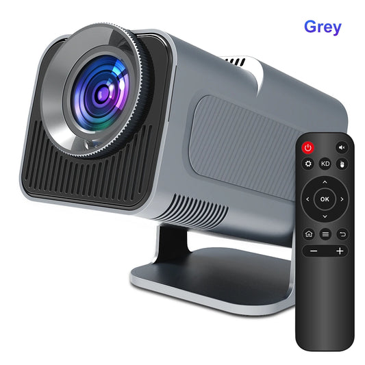 HY320 Projector 4K Android 11 Native 1080P 390ANSI Wifi6 BT5.0 Cinema Portable Allwinner H713 Projetor Upgrated HY300