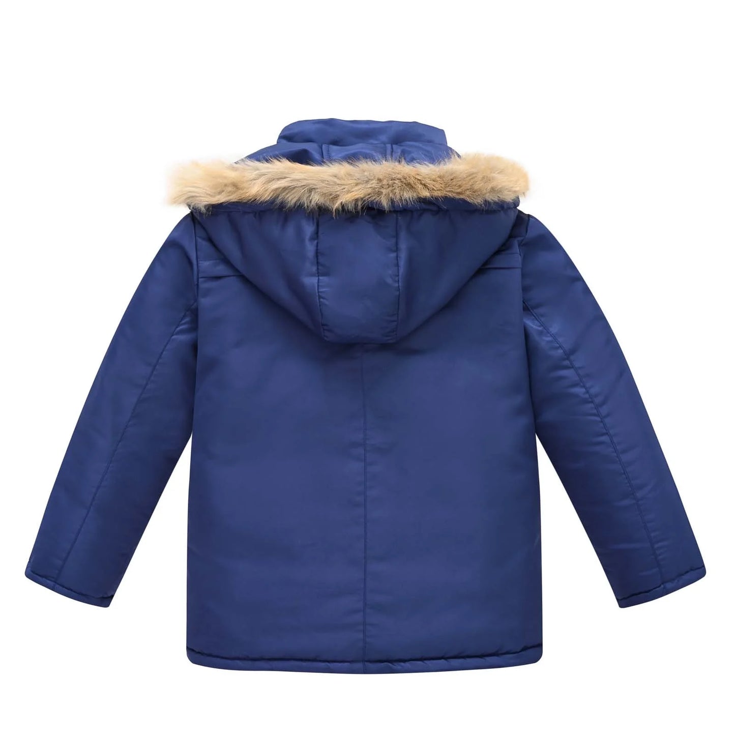 Savings Clearance 2024!  Kids Coats Fall Winter Boys Girls Solid Color Thick Warm Jacket Detachable Hat Hood Jacket